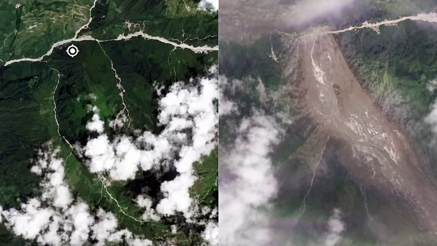 Satellite Images Reveal Devastation In Nepal, Exact Cause Still Under Probe