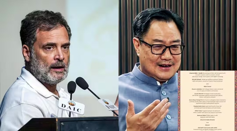 '80% भारतीय मांसाहारी हैं': राहुल गांधी ने ब्रिक्स डिनर मेनू पर कटाक्ष किया, भाजपा ने पलटवार किया