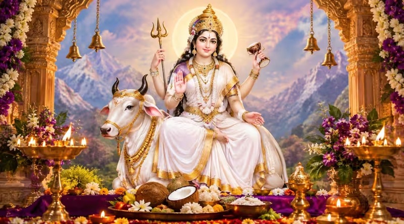 शारदीय नवरात्रि 2026 दिन 8: माँ महागौरी पूजा विधि, मंत्र, भोग और आरती